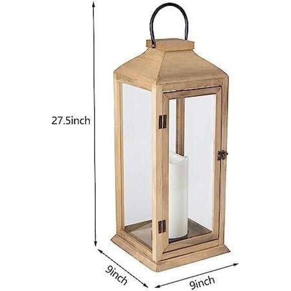 Bdor 2 Pack Lanterns Decorative - 27.5in New Zeala - Picture 3 of 6
